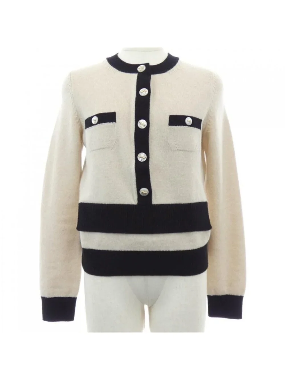 Chanel Knit Top Cashmere Beige Color